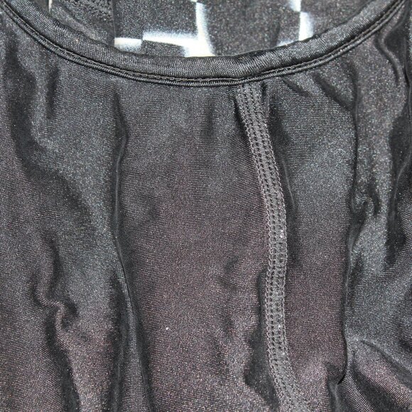 Black & White Reversibile 1 Pcs Speedo Swimsuit Size Large - Picture 3 of 10